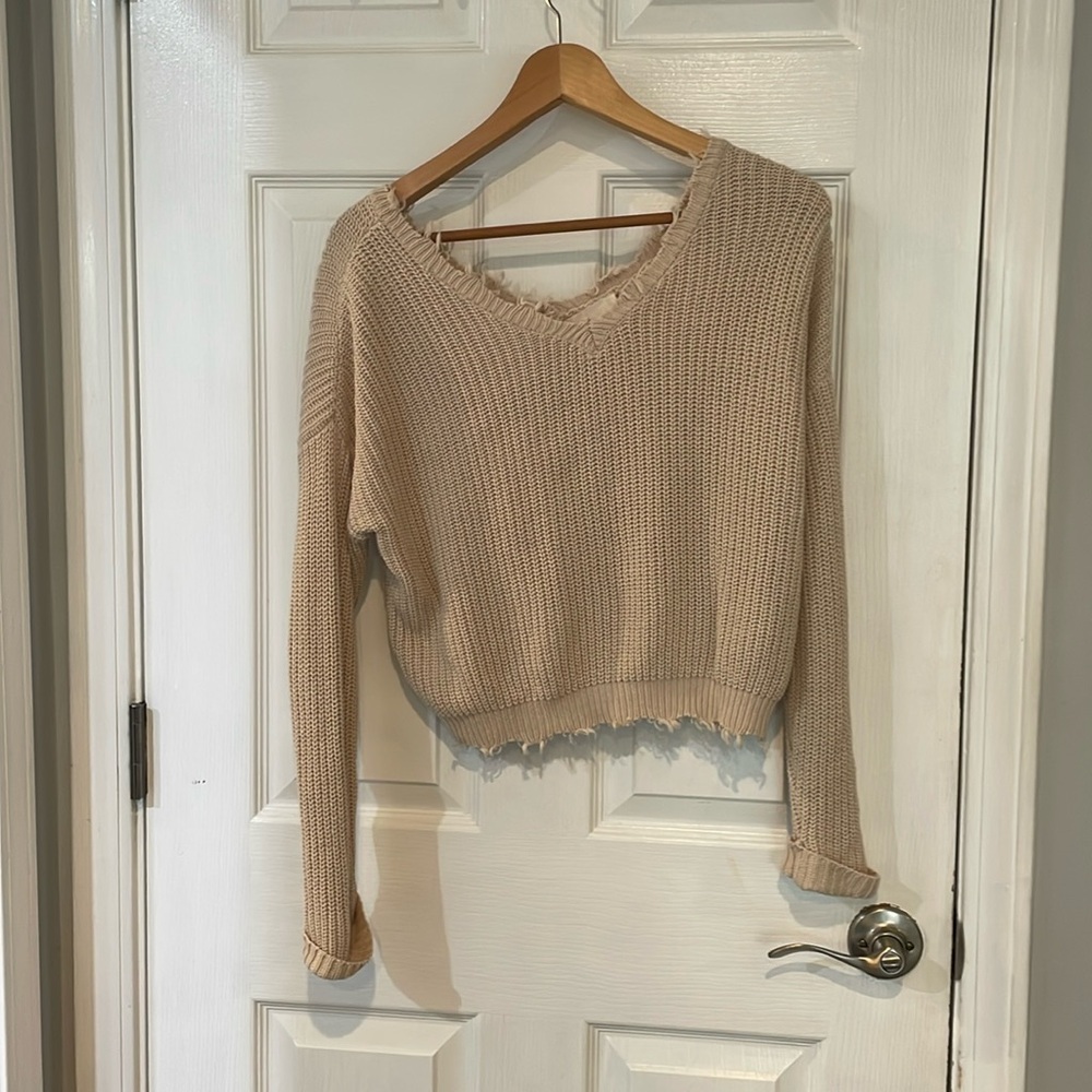 Tan sweater